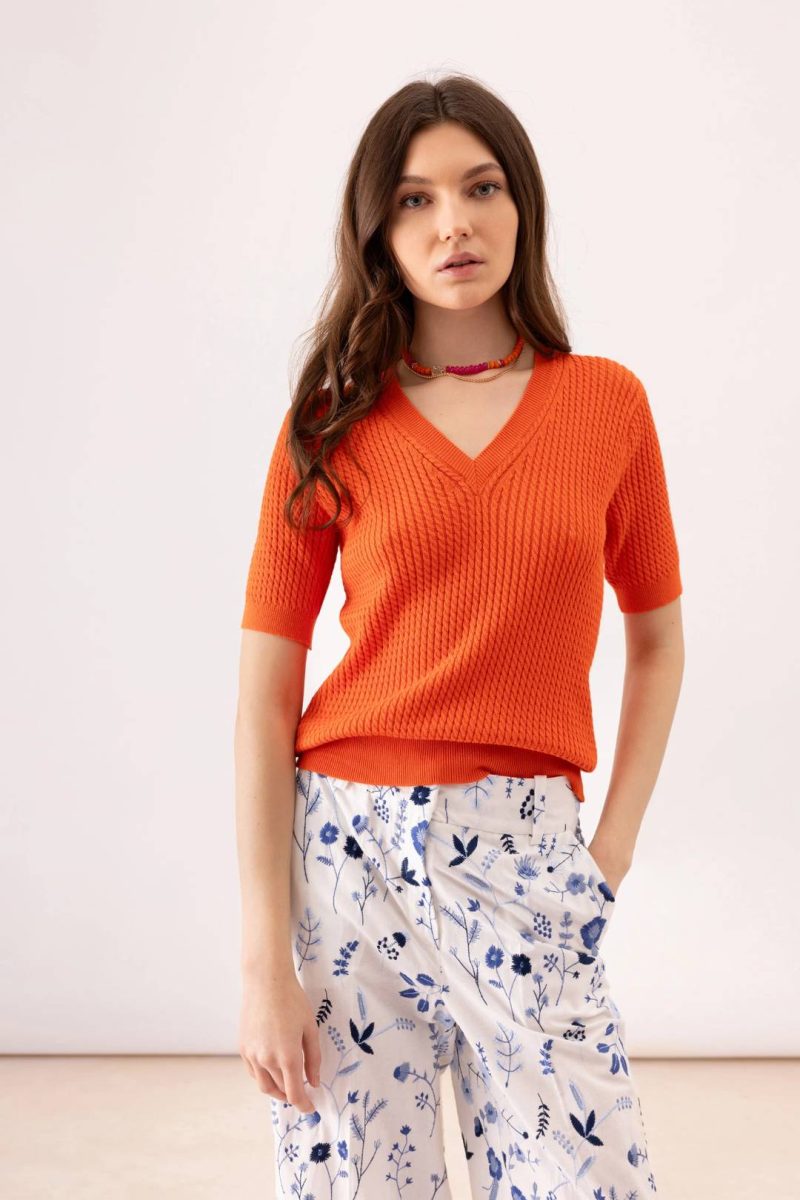 Suéter Ronan Dark Orange Lanidor