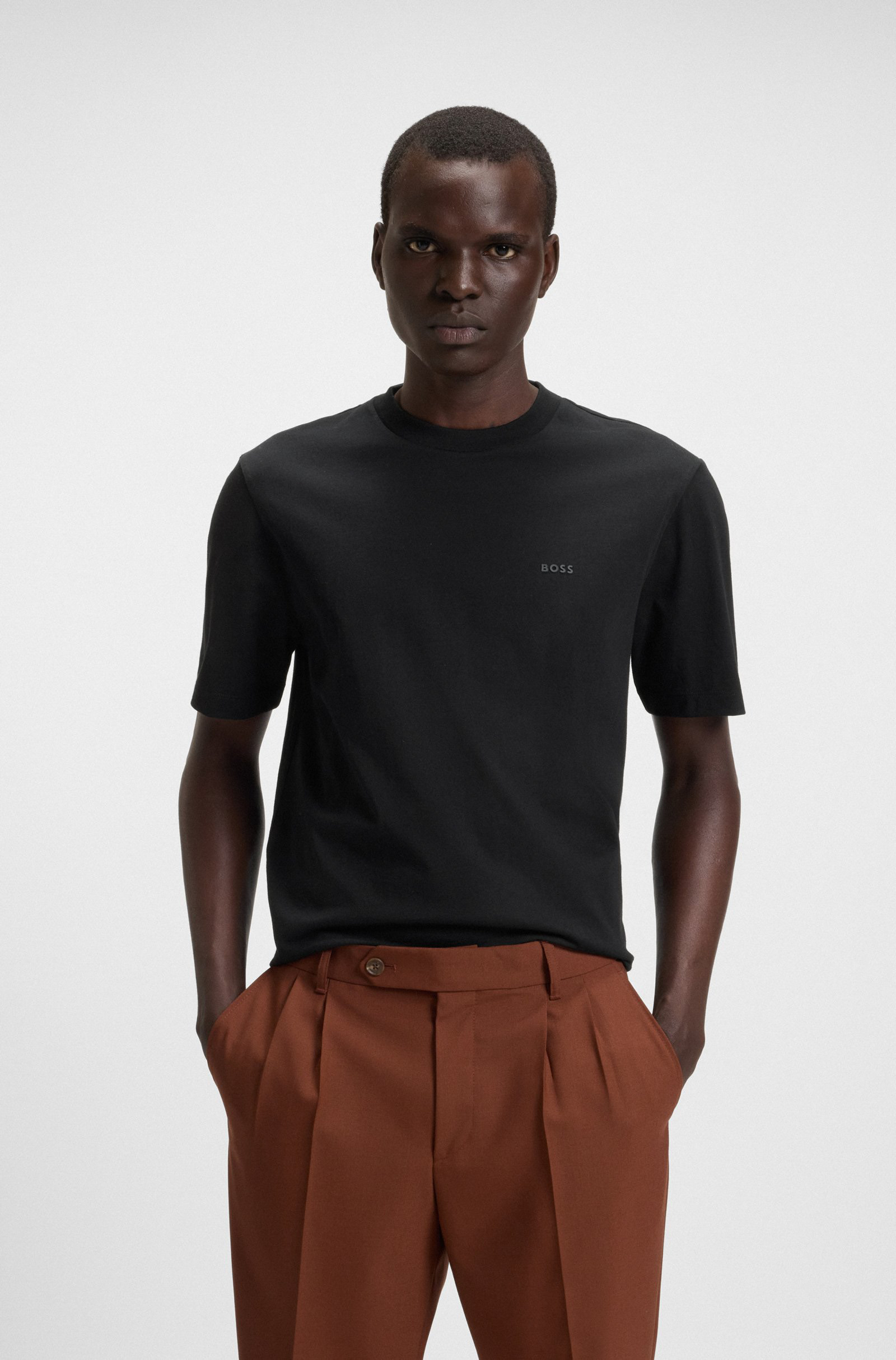 Camiseta Thompson 01 algodón jersey-BOSS