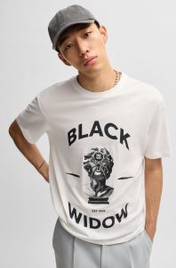 Camiseta Relaxed Fit Dostalgi-Hugo