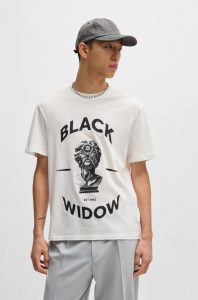 Camiseta Relaxed Fit Dostalgi-Hugo