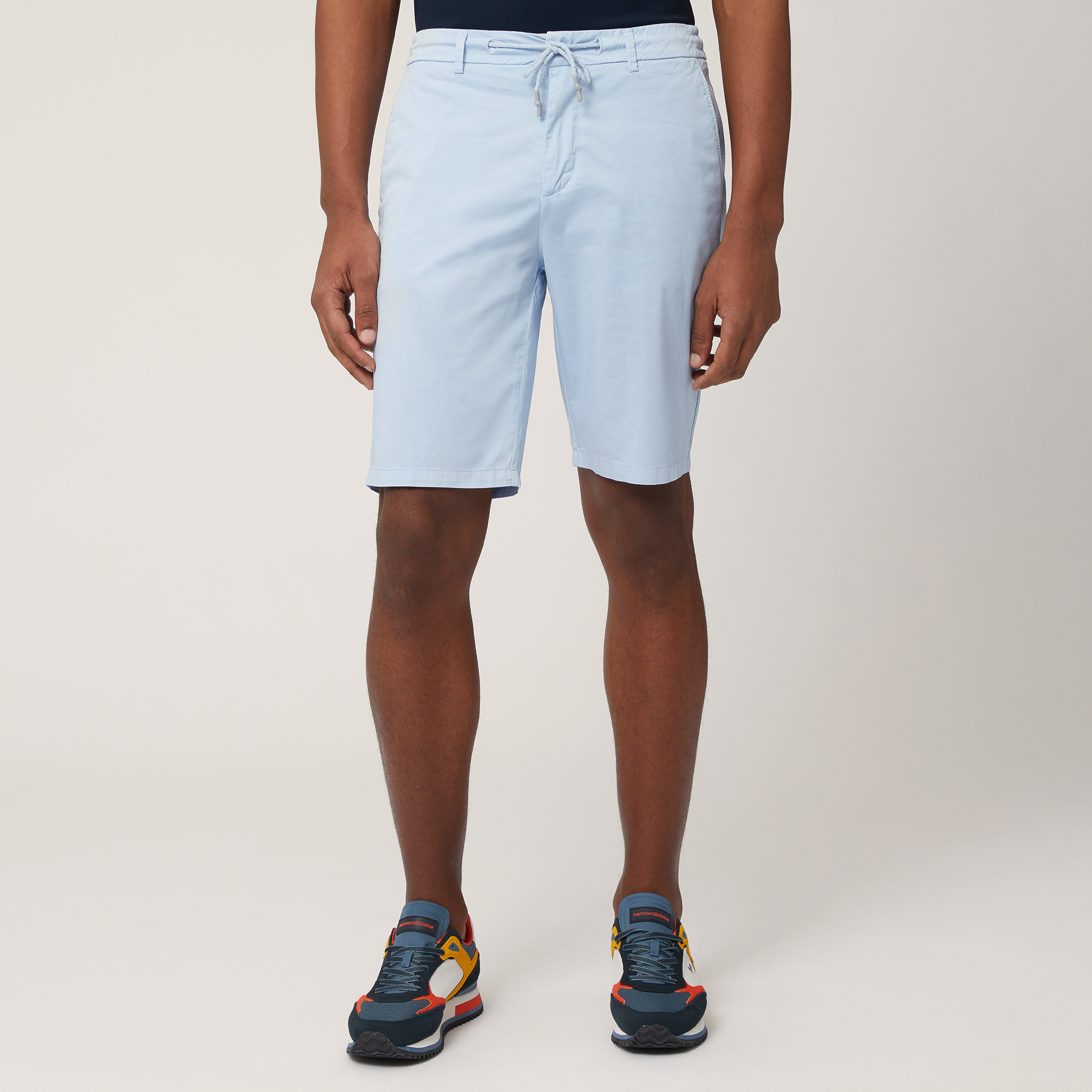 BJN018053457837-Harmont-Bermuda Corte Ajustado de Algodón