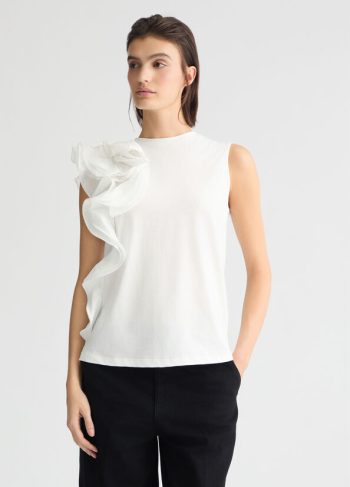 T Shirt Con Volant