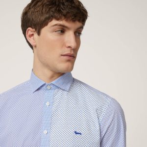CNN008013180-Harmont-Camisa Patchwork 8 Tessuti