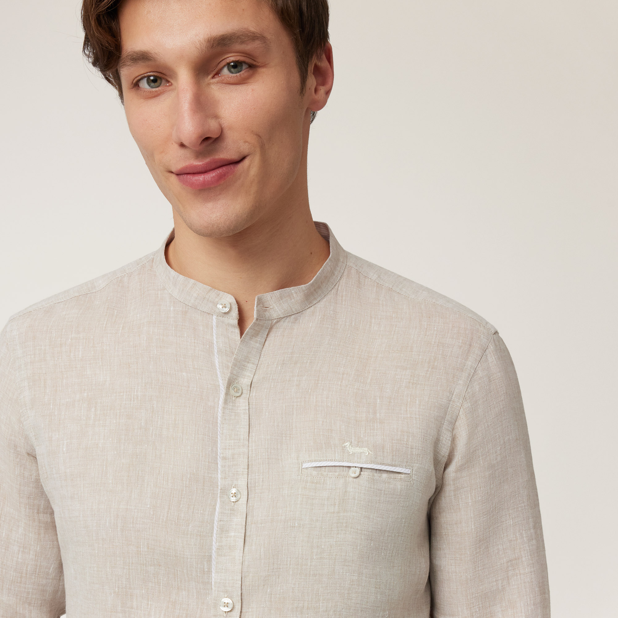 CNN501010883-3-Harmont-Camisa coreana con bolsillo