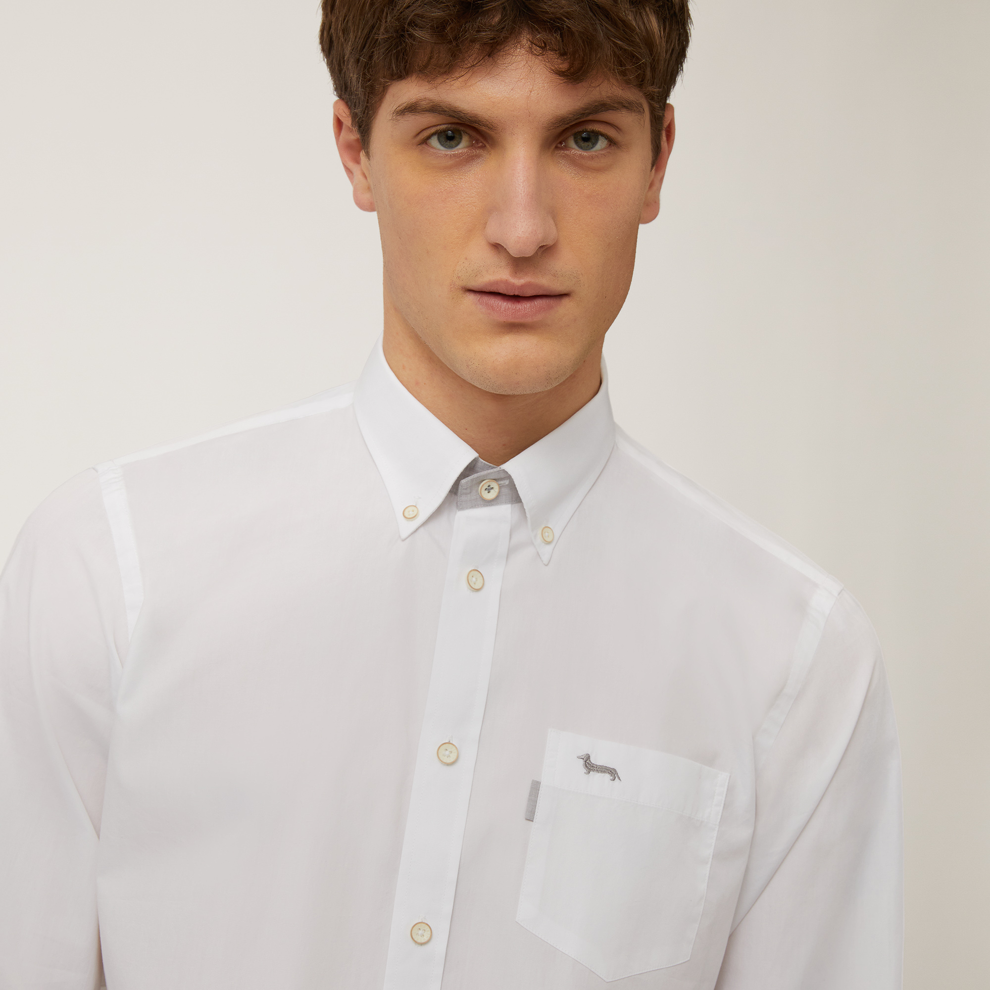CNN997006912-3-Harmont-Camisa ajustada con bolsillo