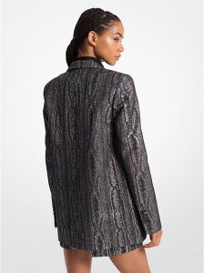 Top 2 Bttn Mensy Blazer-Michael Kors