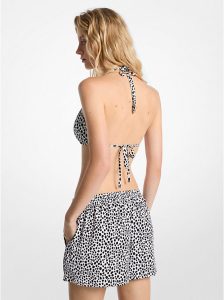 Short Cheetah Pull On-Michael Kors