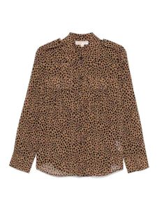 Blusa abotonada estampado guepardo