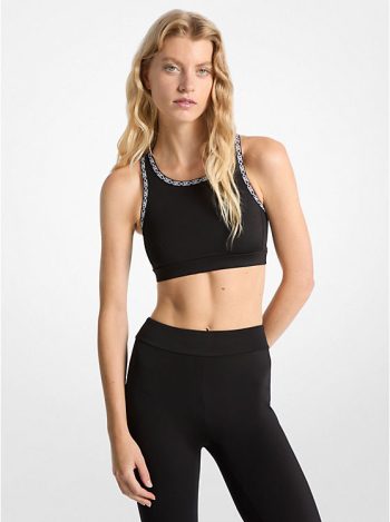Bralette Empire con ribetes y escote redondo