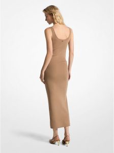 Vestido Ruched Scoop Tank-Michael Kors