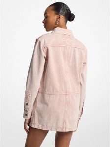 Vestido Denim Shirt Mini-Michael Kors