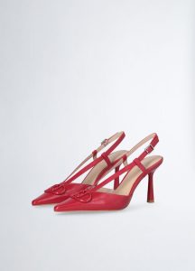 Zapato de vestir Sling Back Shiny Nappa