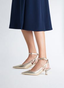 Vestido Sling Back Metallic-Liujo
