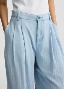 Pantalón Denim Stripe-Liujo
