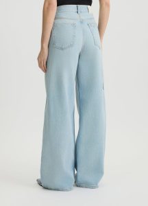 UA5200D499078842-Liujo-Pantalón acampanado con pequeños degarros