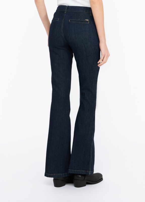 PANT  BEAT FRENCH SPLIT H W-Liujo