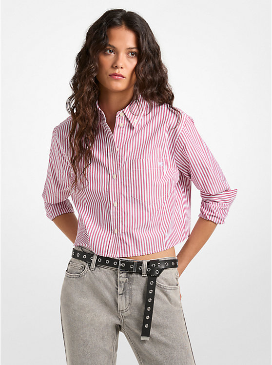 CROPPED OXFORD LS SHIRT