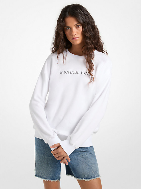 MK SHDW EMBSSED LOGO CREW