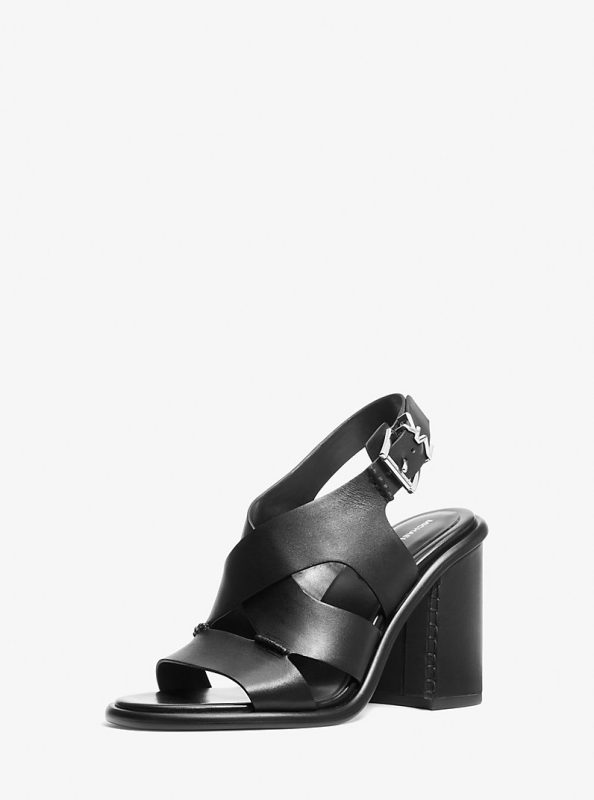 Raven Block Heeled Sandal-Michael Kors
