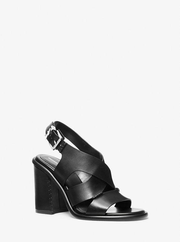 Raven Block Heeled Sandal-Michael Kors
