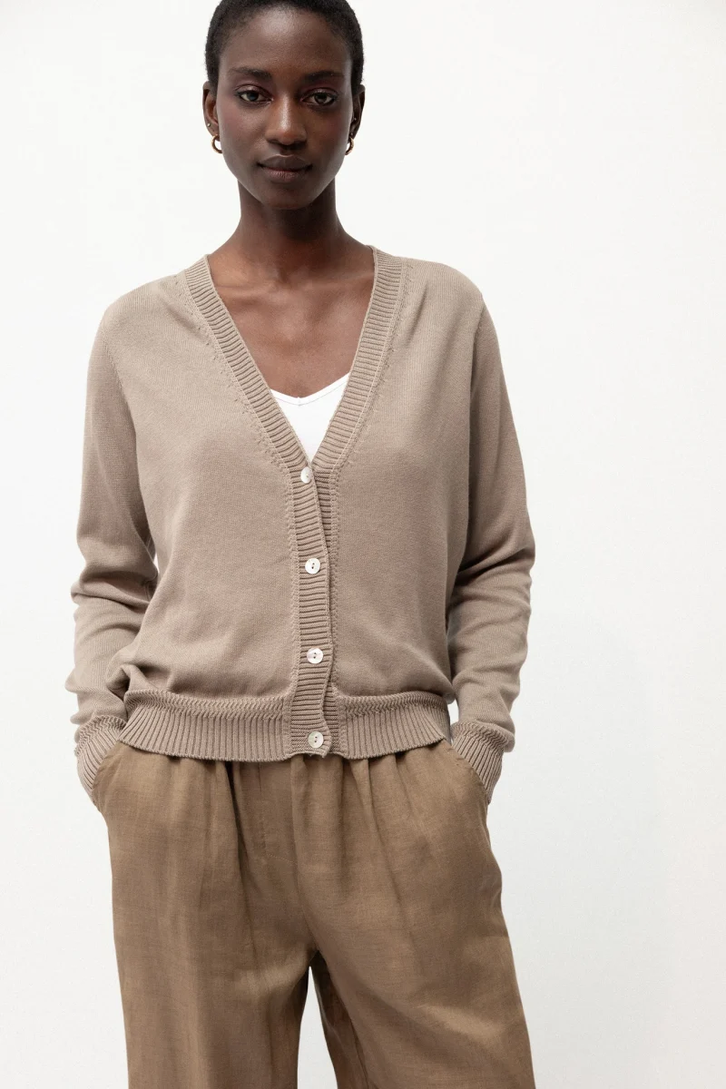 Cardigan Buzios - Taupe