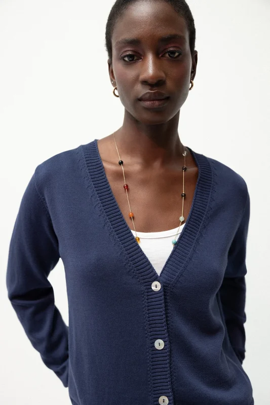 Cardigan Buzios - Marine Blue