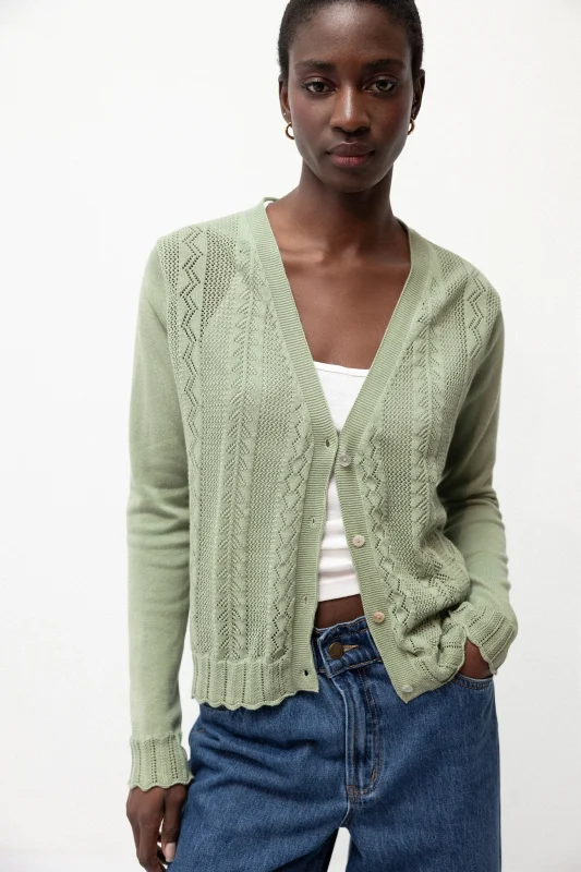 Cardigan Japura – Green Tea-Lanidor