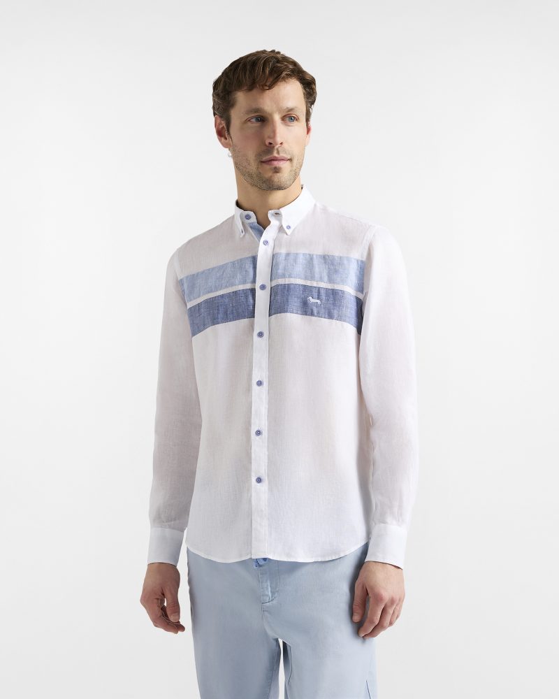 Camicia Con Fasce Contras