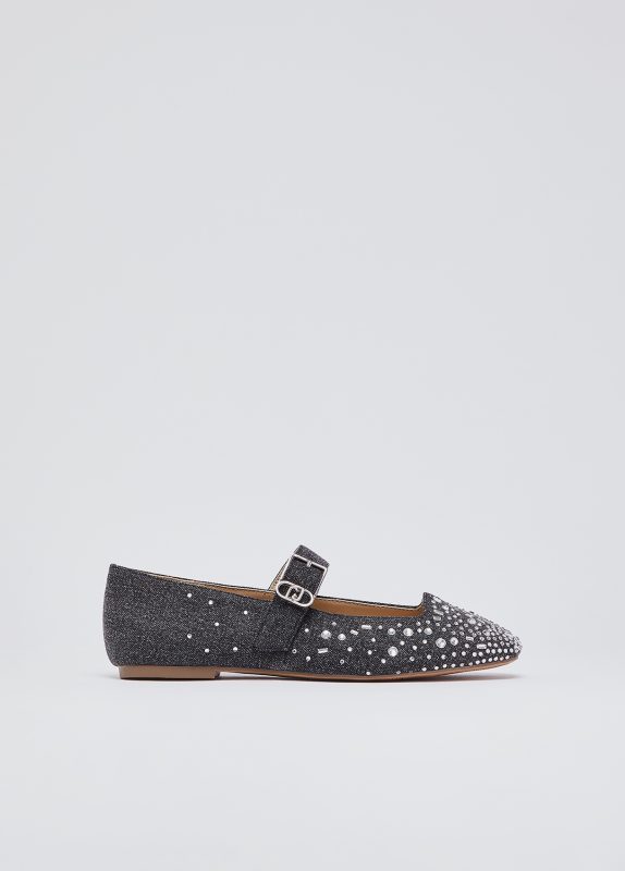 Ballerina Denim/strass-Liujo