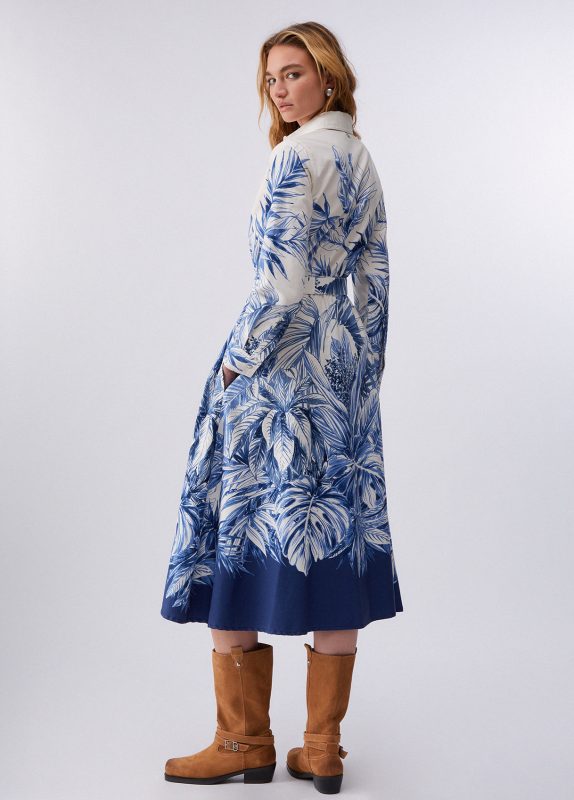 Abito M/l Flower B.latte-Liujo
