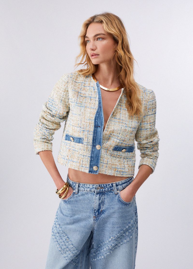 Giacca Kate Denim E Boucle