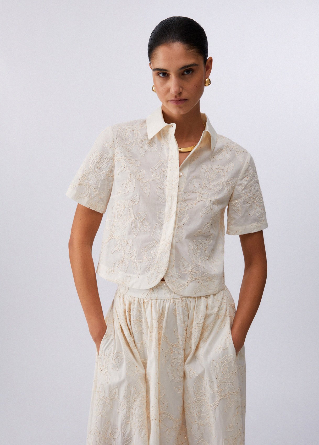 Camicia Ts M/l Natural-Liujo