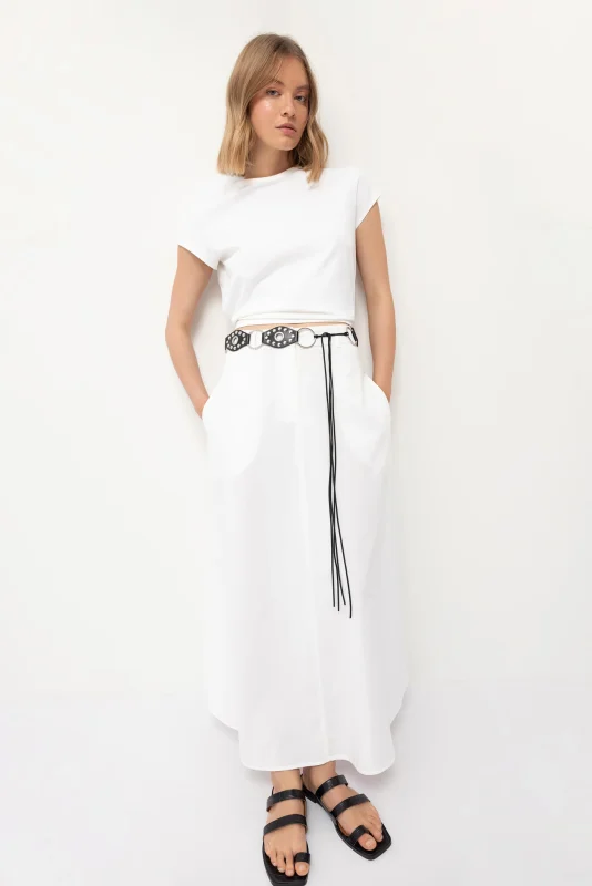 Skirt Macae - Ecrú