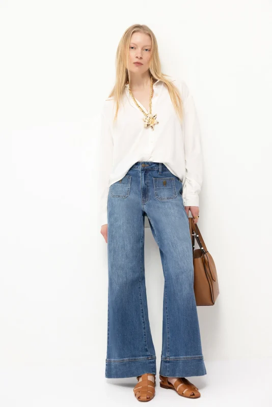 Pants  Abaira – Denim Blue-Lanidor
