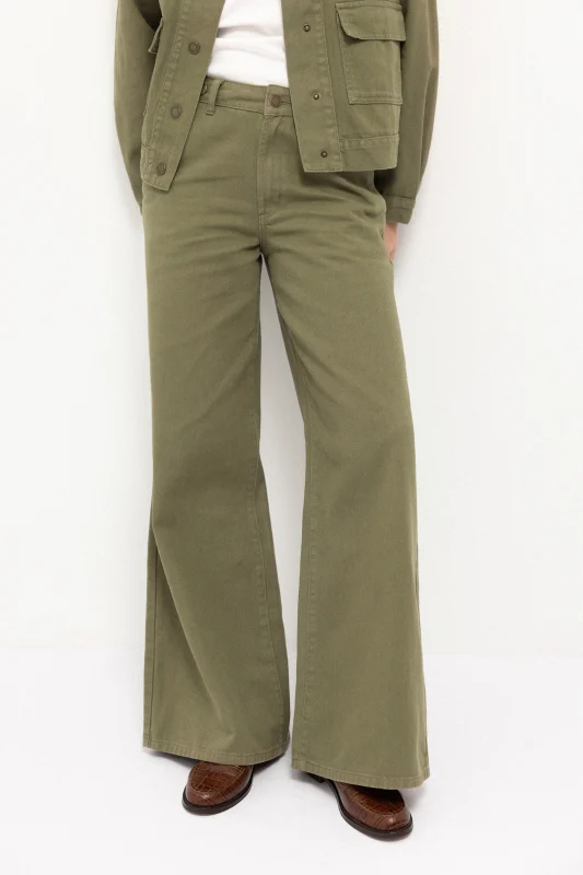 Pants Esplanada – Military Green-Lanidor