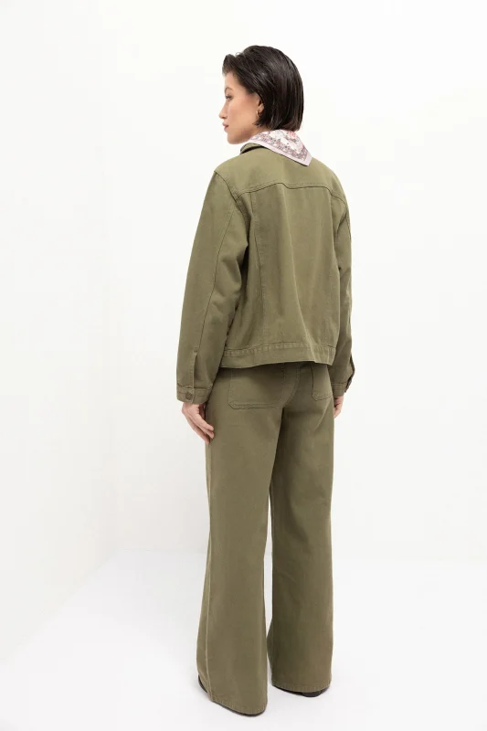 Pants Esplanada – Military Green-Lanidor