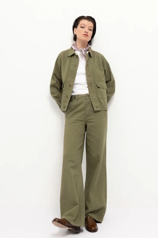 Pants Esplanada – Military Green-Lanidor
