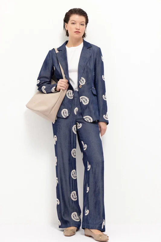 Pants Amparo - Denim Blue