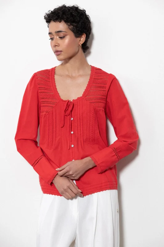 Blusa Brasileia – Red-Lanidor