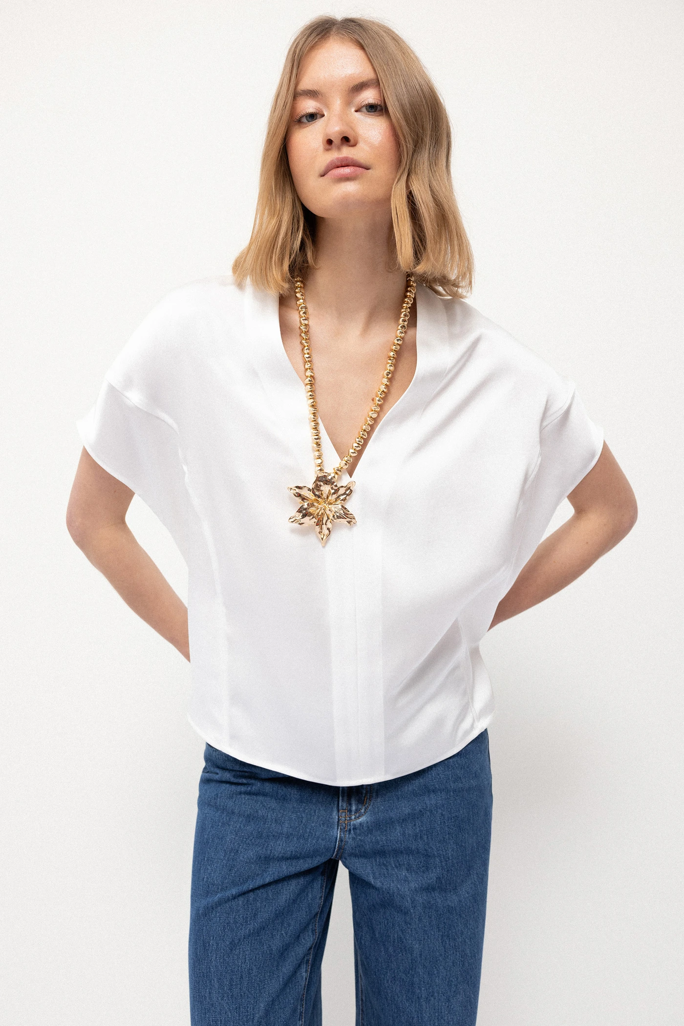 Blouse Eirunepe - Ecrú-Lanidor
