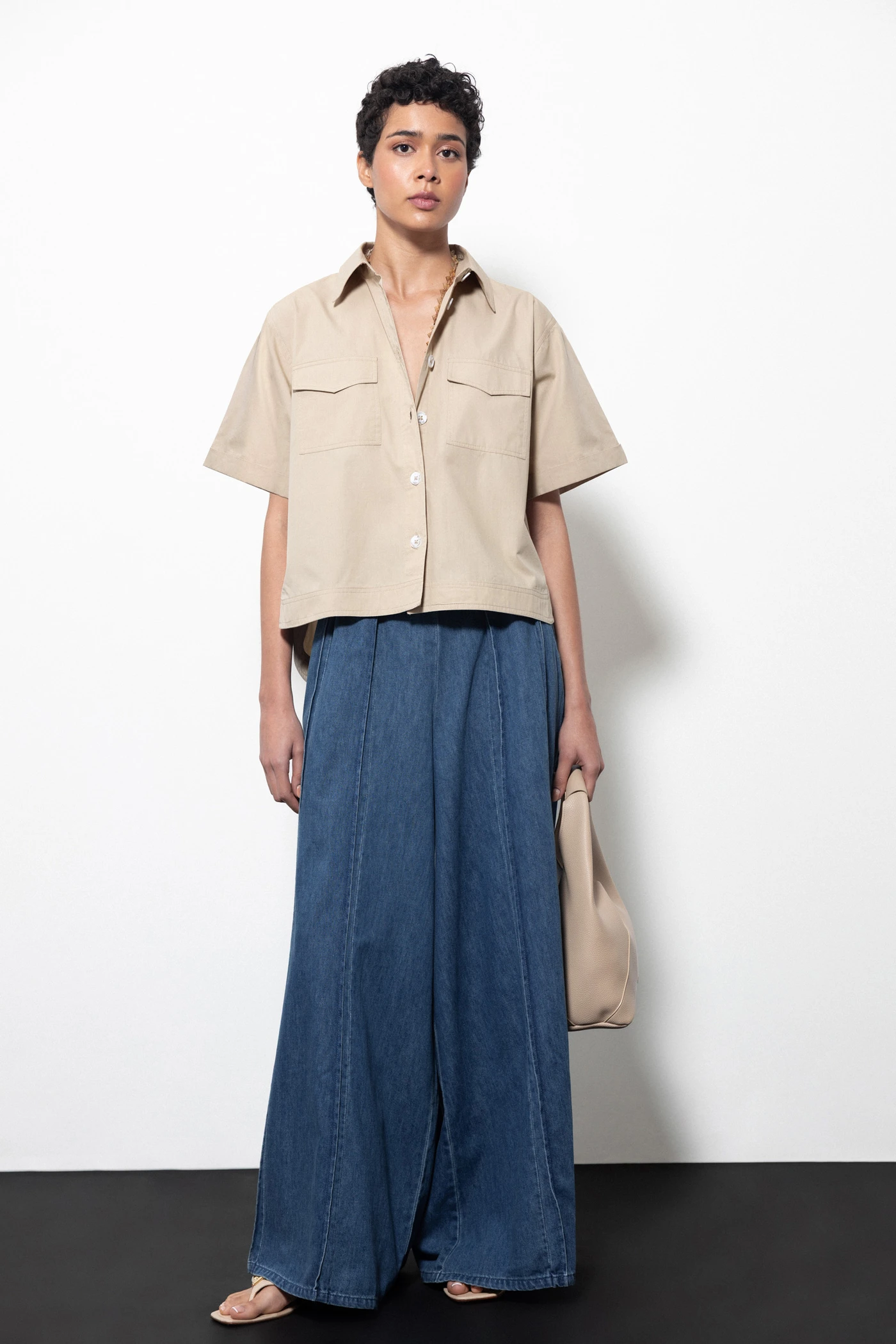 Camisa Sorocaba - Beige-Lanidor