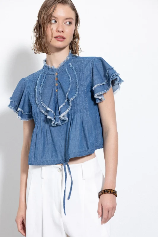 Blouse Iracema - Denim Blue