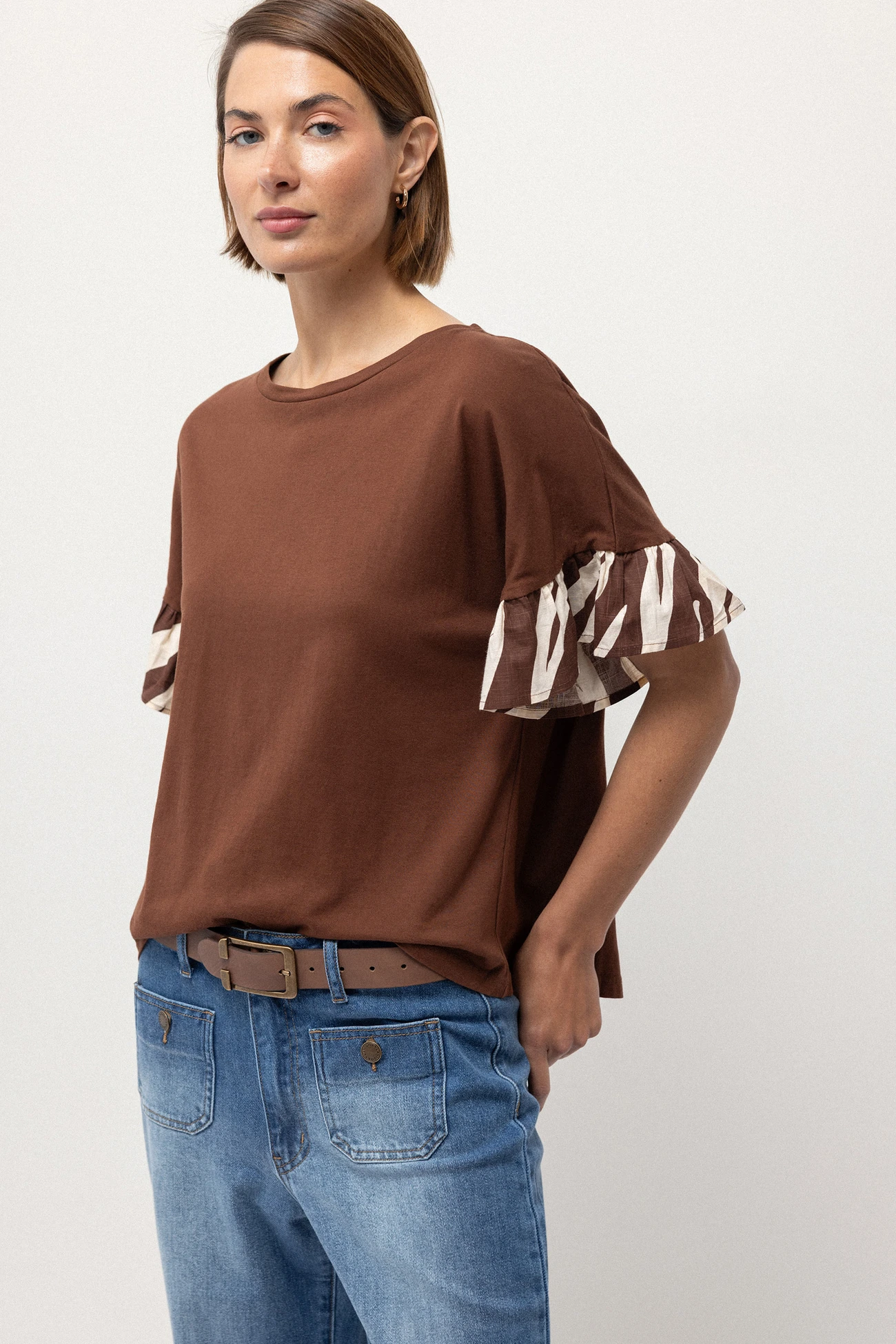 T-Shirt Anori - Brown-Lanidor