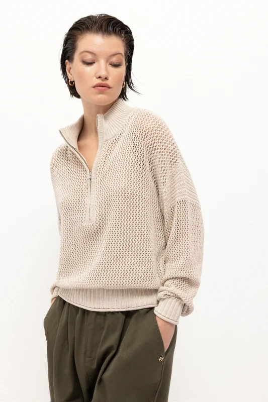 Sweater Carapebus – Heather Beige-Lanidor