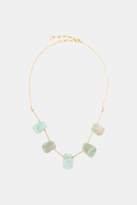 Necklace Polcevera - Water Green