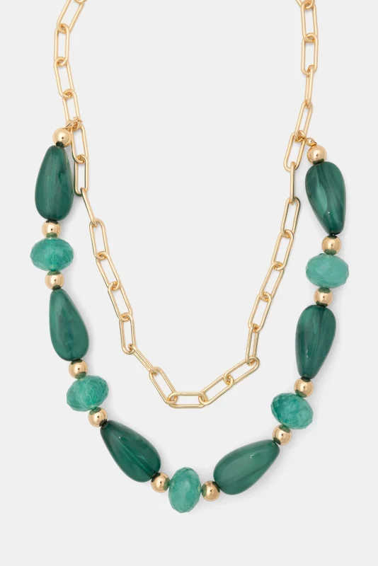 Necklace Sabor – Green-Lanidor
