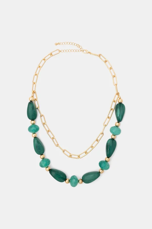 Necklace Sabor – Green-Lanidor