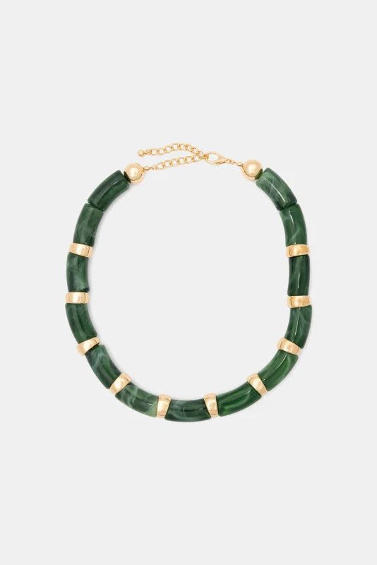 Necklace Mondego - Green
