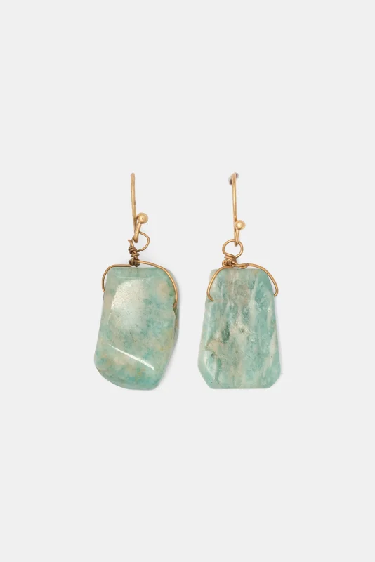 Earrings Polcevera - Water Green