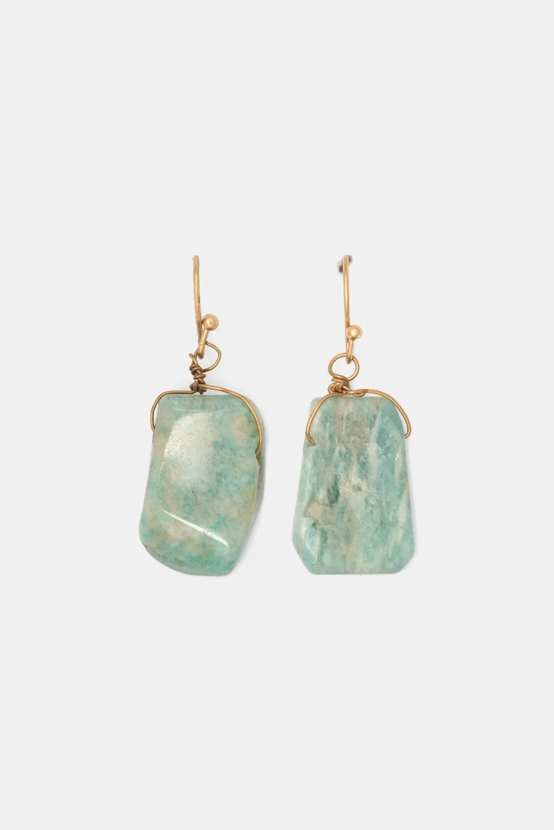 Earrings Polcevera - Water Green